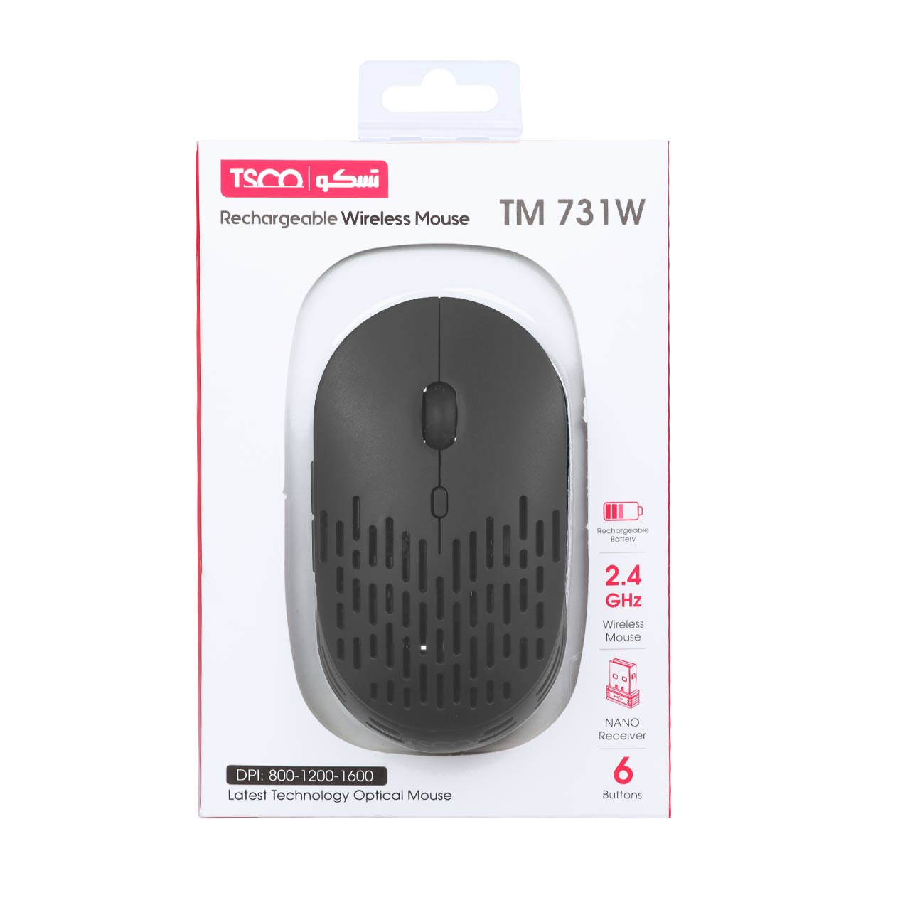 ماوس بی سیم TSCO مدل TM 731W