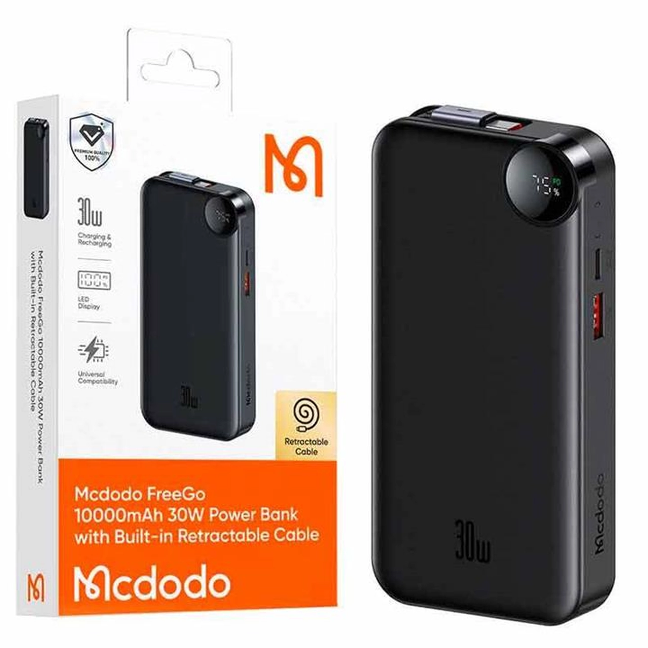 پاوربانک PD و فست شارژ Mcdodo 10000mAh