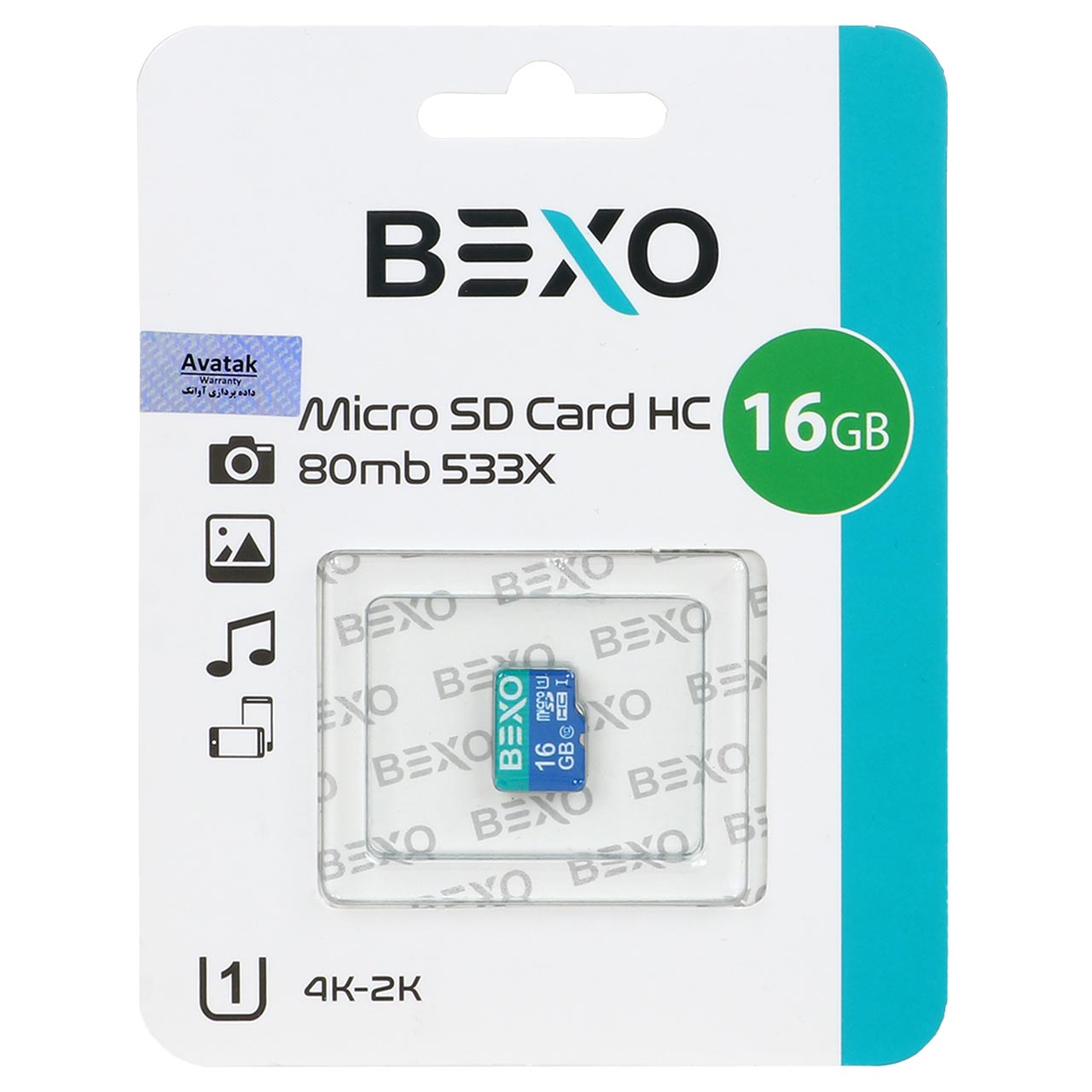 BEXO Extra 533X microSDHC UHS-I U1 Class10-80MB/s-16GB