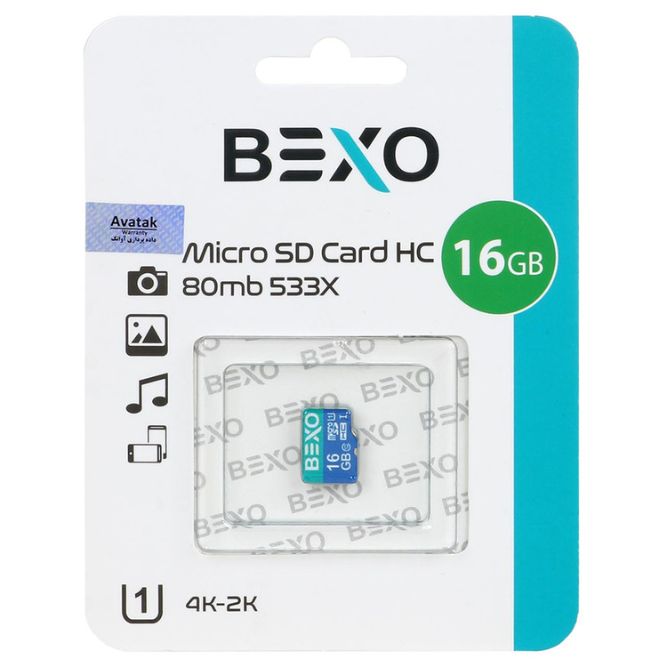 BEXO Extra 533X microSDHC UHS-I U1 Class10-80MB/s-16GB