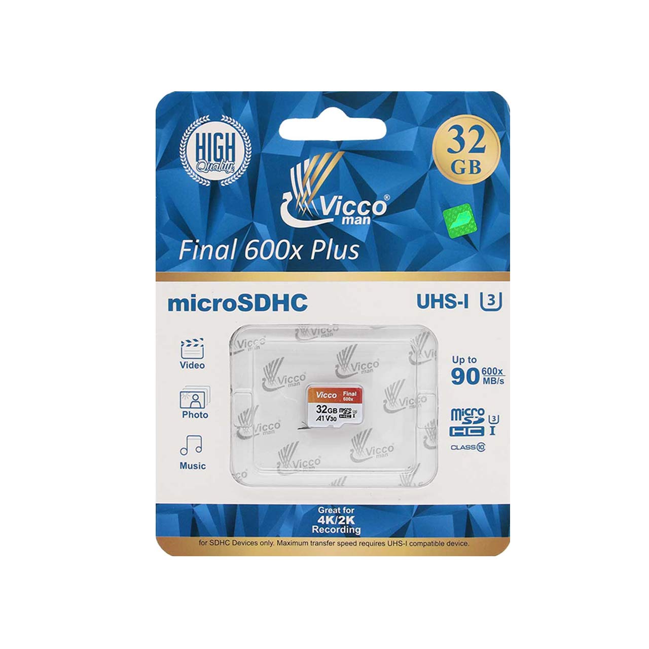 Vicco microSDHC - Final 600x Plus - 32GB