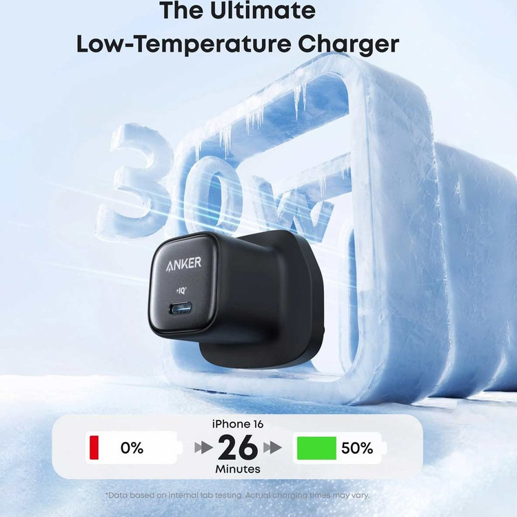 شارژر 30 واتی انکر Anker Zolo USB-C Charger A2698سفید