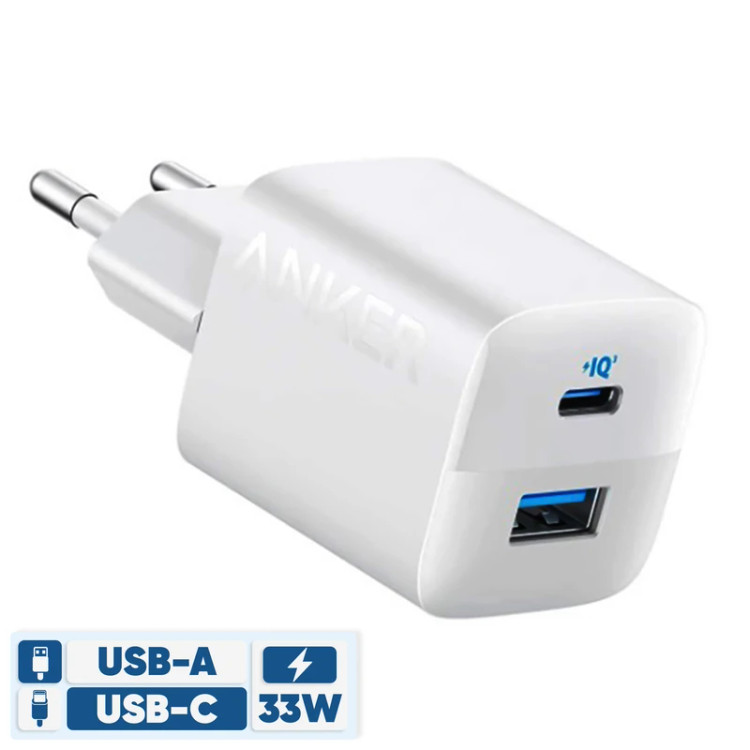 شارژر دیواری انکر Anker 323 Dual Port 33W Charger –