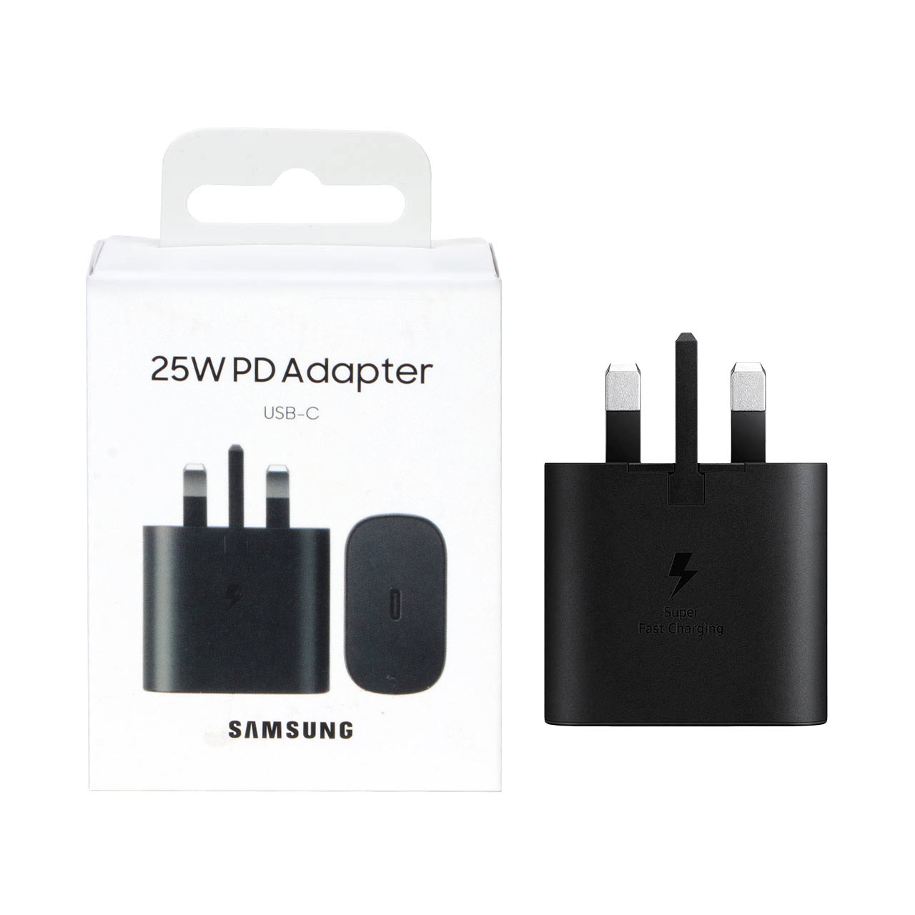 شارژر سه پین SAMSUNG 25W درجه یک TA800 ( فست و PD) مشکی DST
