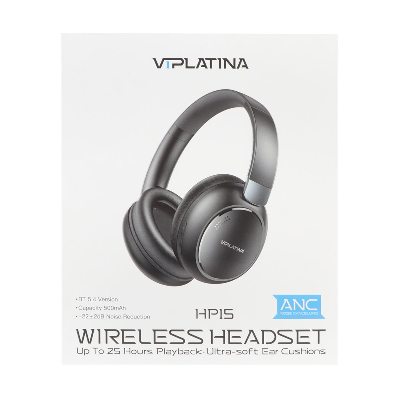 هدفون بی سیم VIPLATINA مدل HP15 ANC - مشکی