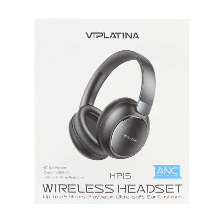 هدفون بی سیم VIPLATINA مدل HP15 ANC - مشکی