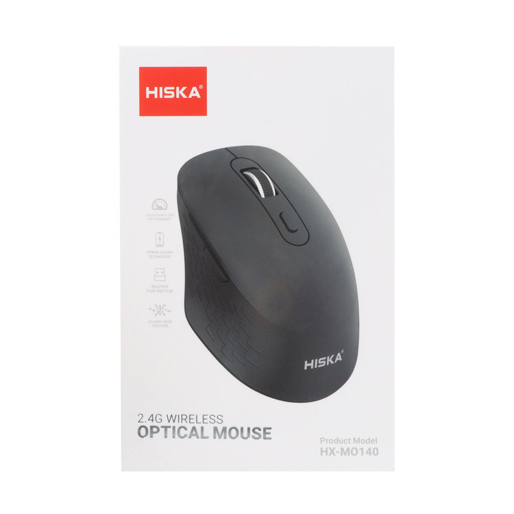 ماوس بی سیم Hiska مدل HX-MO140 - مشکی