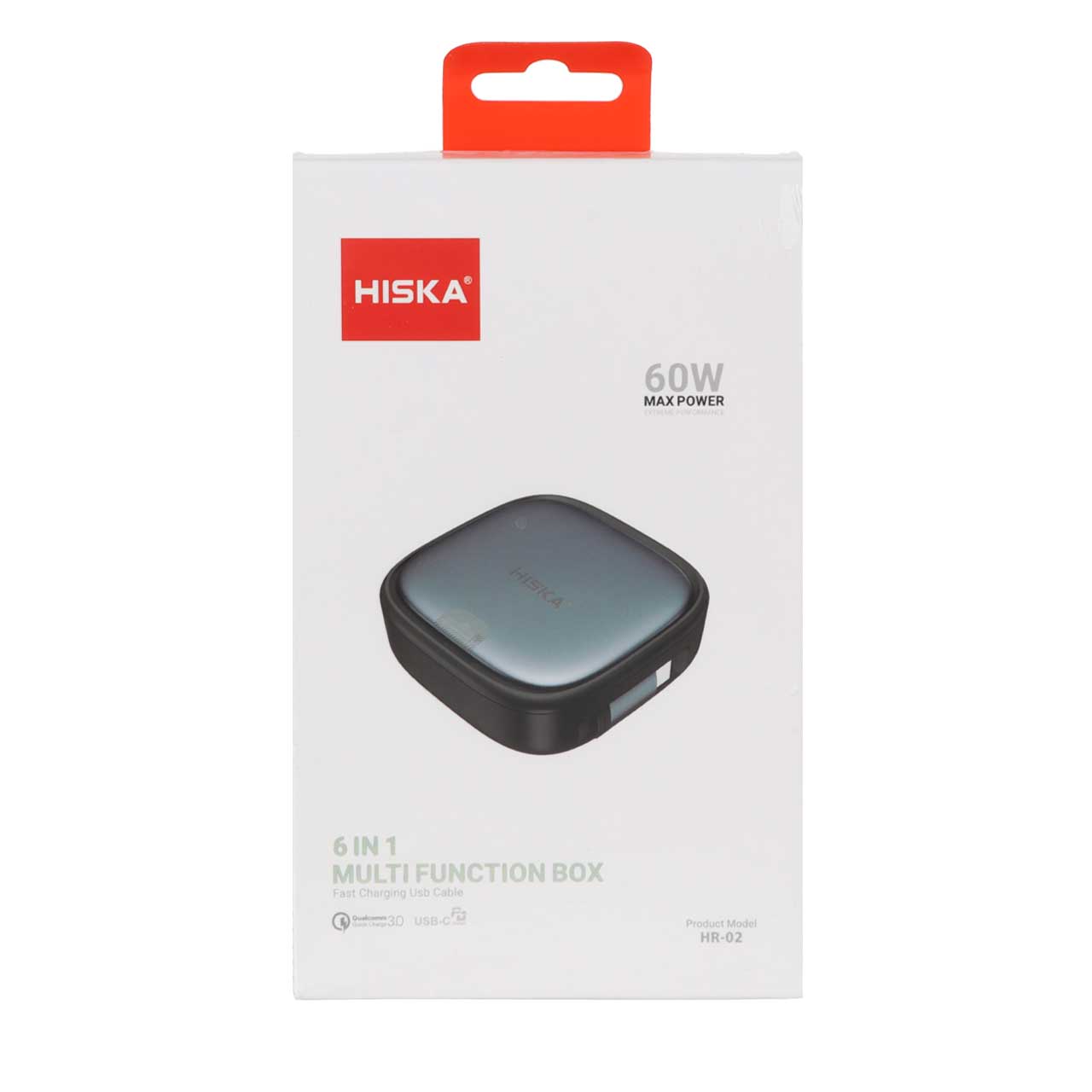 مجموعه چند کاره لوازم جانبی و تبدیل موبایل  مدل Hiska HR-02 60W - مشکی