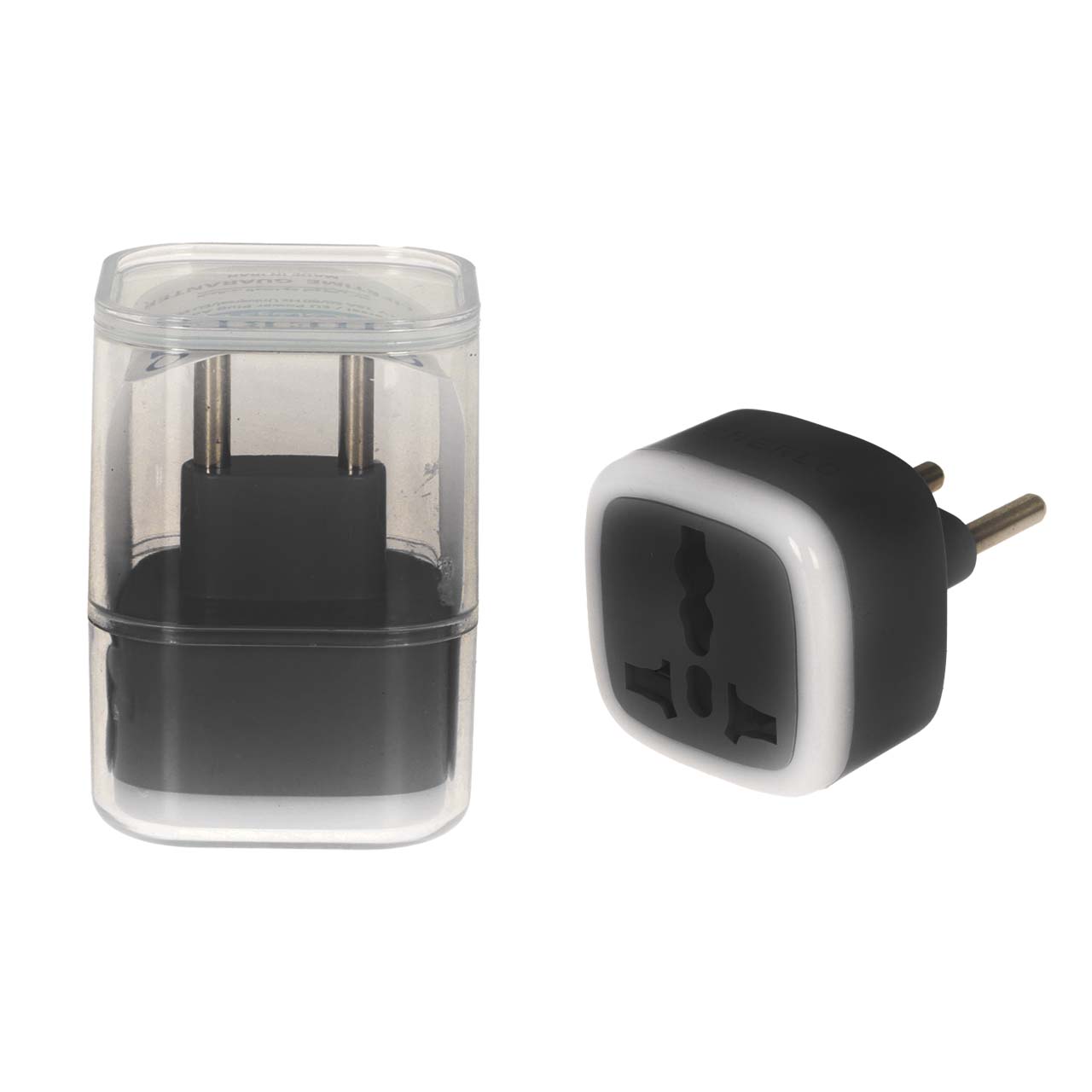 تبدیل برق 3 به 2 مدل M-03 - مشکی- MMS - (RGB)