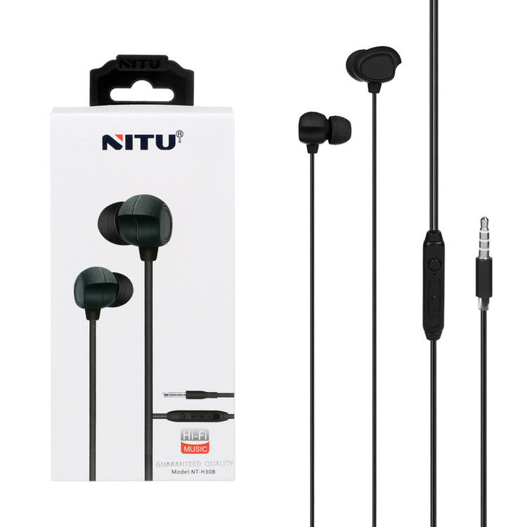 هندزفری با سیم NITU مدل NT-H30B - مشکی