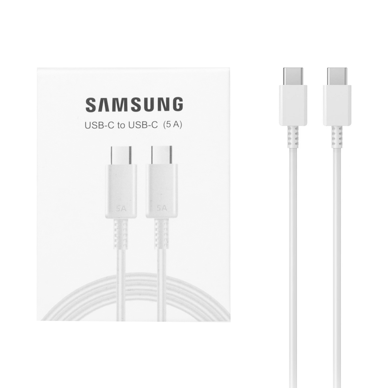کابل شارژ Samsung Type-C to Type-C مدل Note 10 - سفید (های کپی)