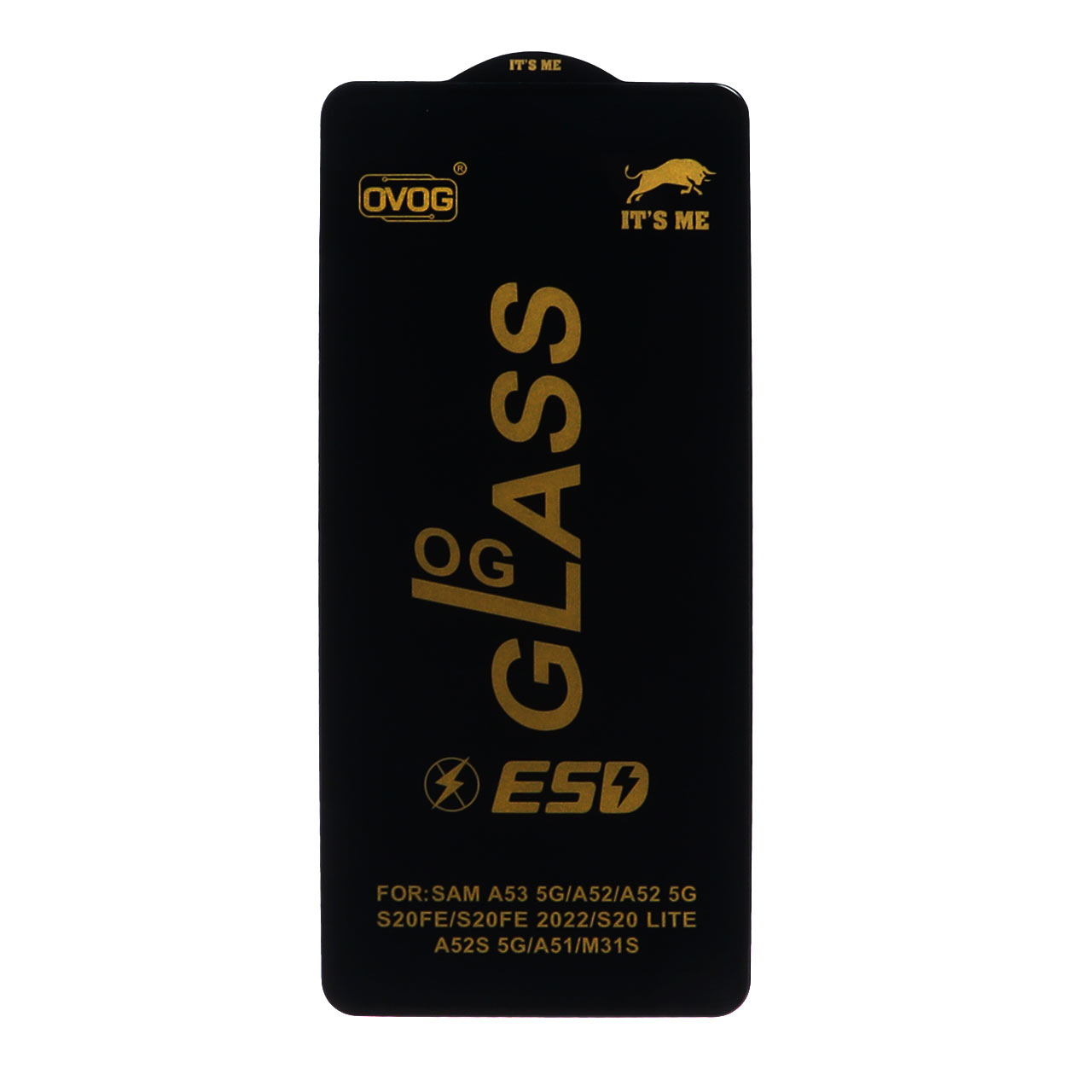 محافظ صفحه نمایش شیشه ای درجه یک  A51 / A52 / A52S / A53 / S20 FE - Full Cover OG - ESD OVOG
