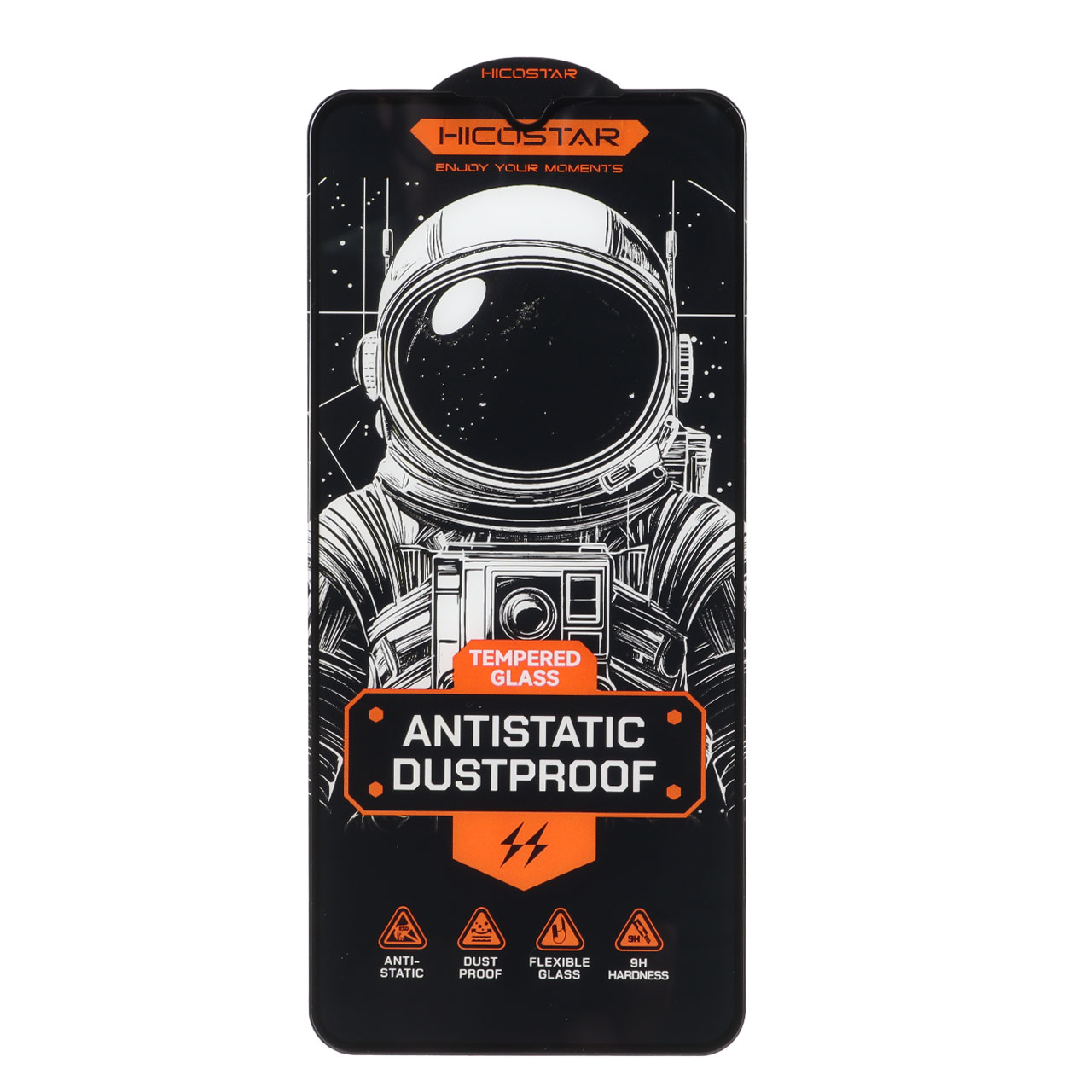 محافظ صفحه نمایش شیشه ای Full Cover Anti Static Hicostar مدل  A31 / A32 4G / A33 5G / A22 4G / F22 4G / M22 / M32 4G