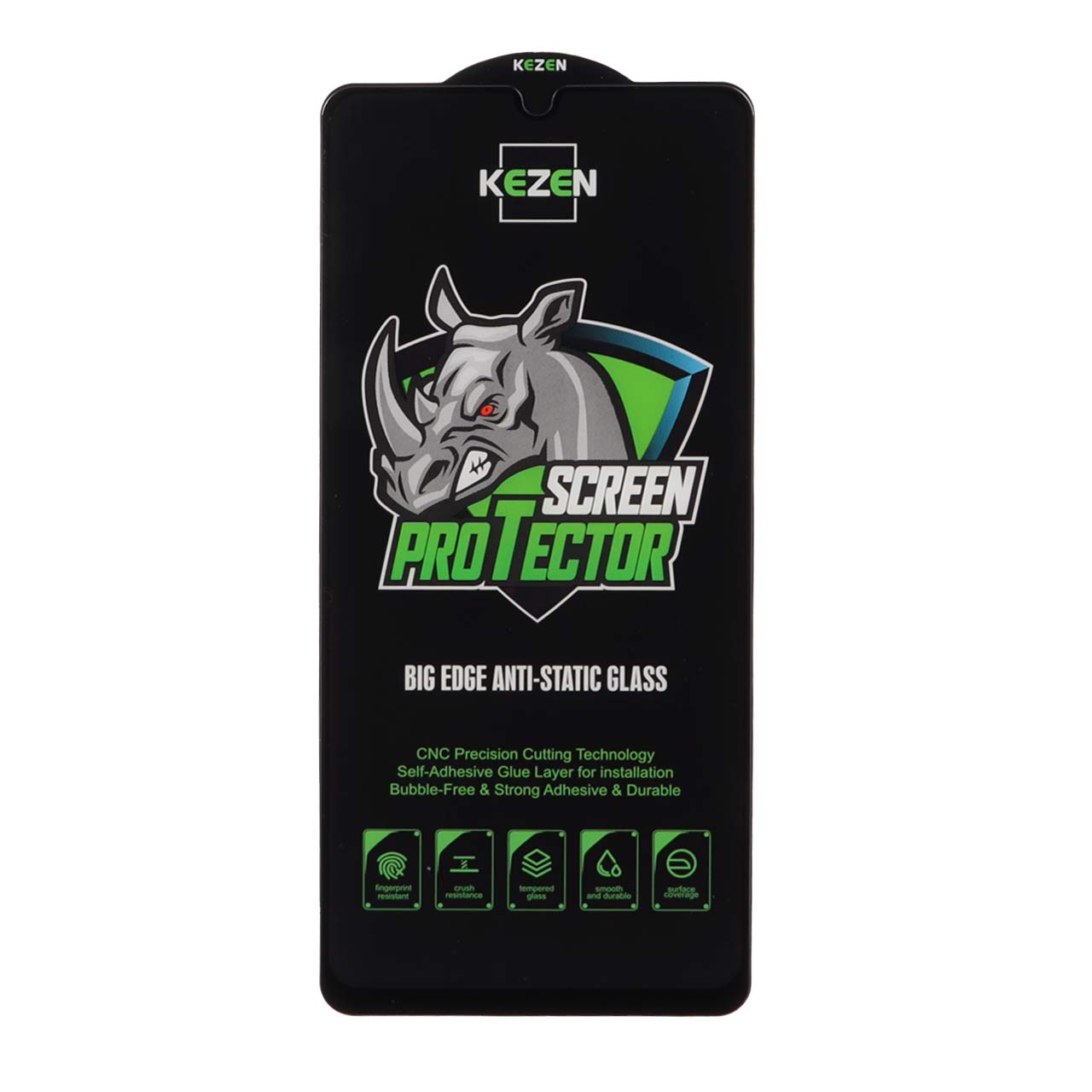 محافظ صفحه نمایش شیشه ای Full Cover Kezen Anti Static Big Edge مدل  A31 / A32 4G / A33 5G / A22 4G / F22 4G / M22 / M32 4G