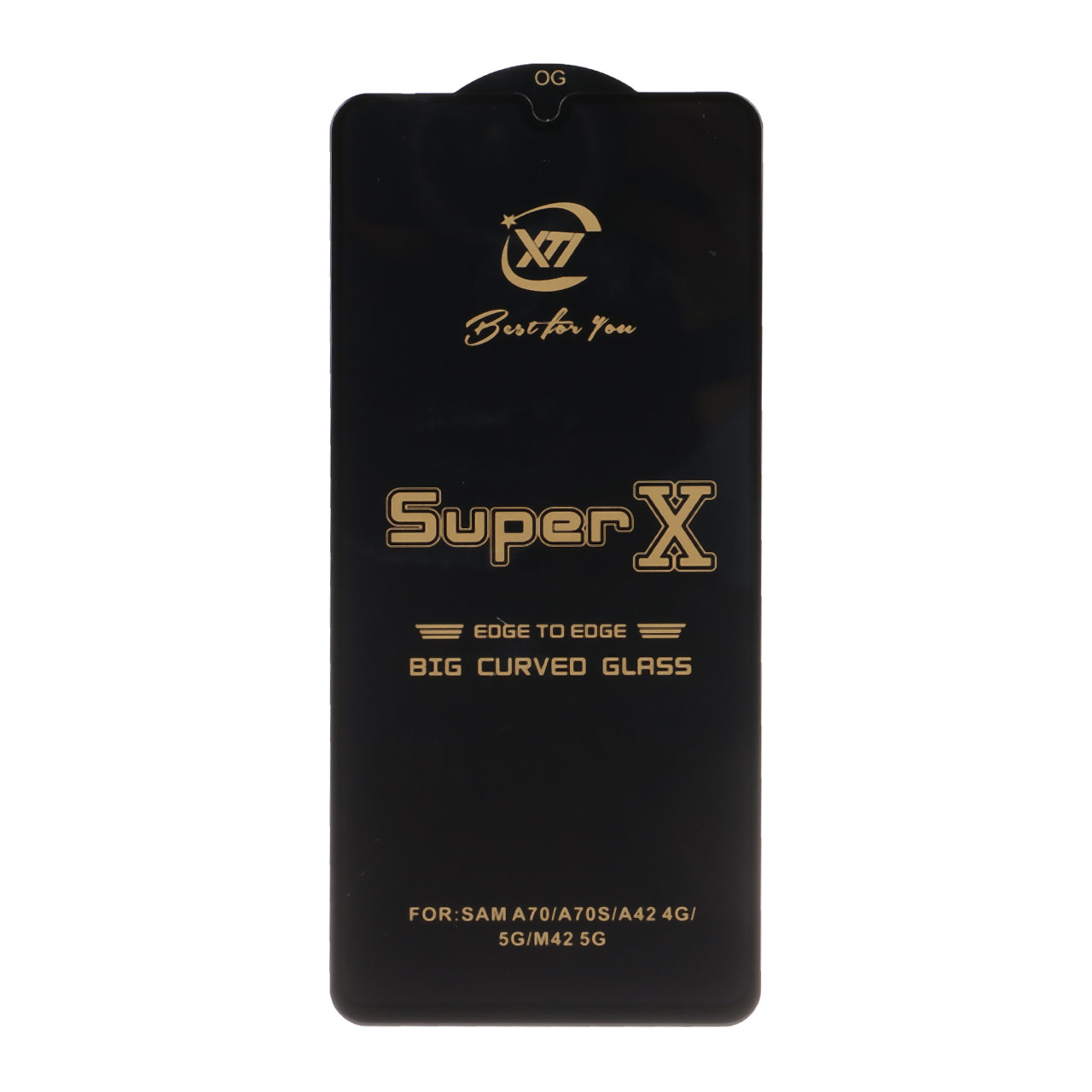 محافظ صفحه نمایش شیشه ای  A70 / A70S / A42 / M42 - Full Cover Super X