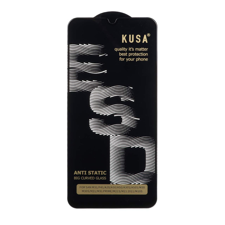 محافظ صفحه نمایش شیشه ای Full Cover Kusa Anti Static ESD مدل A20s