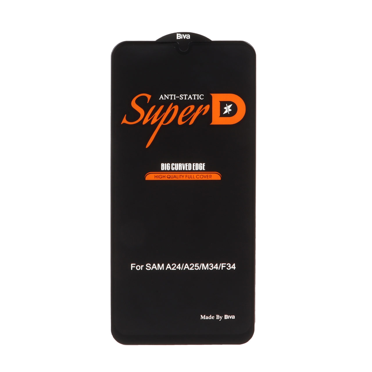 محافظ صفحه نمایش شیشه ای  A25 / A24 / M34 / F34 / A15 - Full Cover Super D Biva