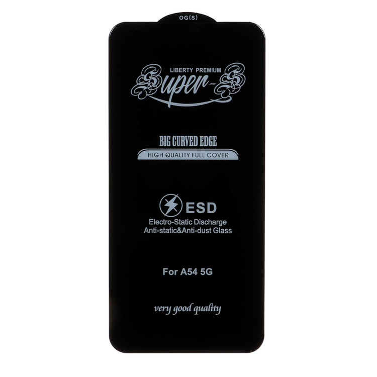 محافظ صفحه نمایش شیشه ای آنتی استاتیک Full Cover Super S-OG مدل Samsung S23 FE / A54 / Honor 400