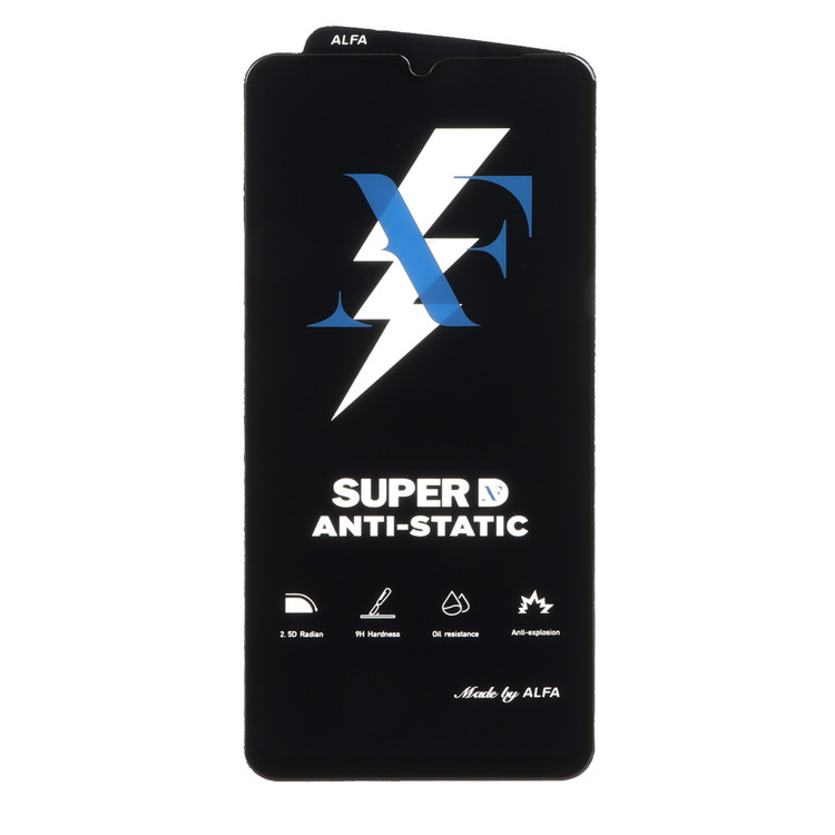 محافظ صفحه نمایش شیشه ای Super D Anti Static ALFA مدل A17 / A16 / A26