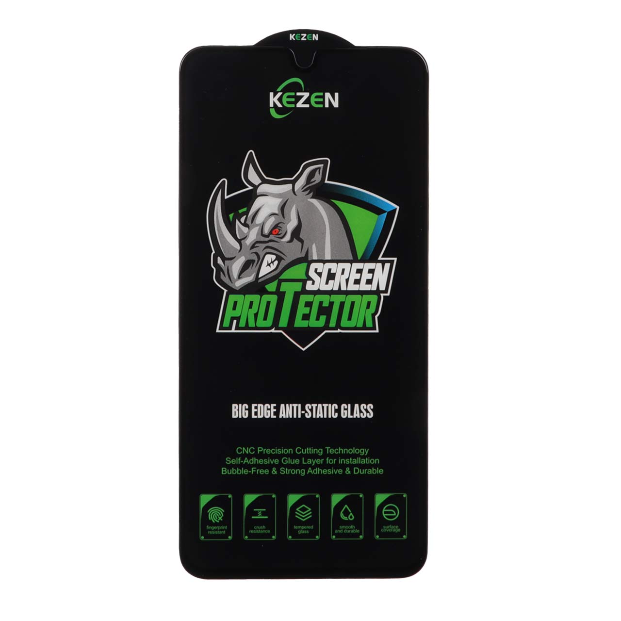 محافظ صفحه نمایش شیشه ای Full Cover Kezen Anti Static Big Edge مدل S25 FE / S24 FE / A57 / A37 / A56 / A36