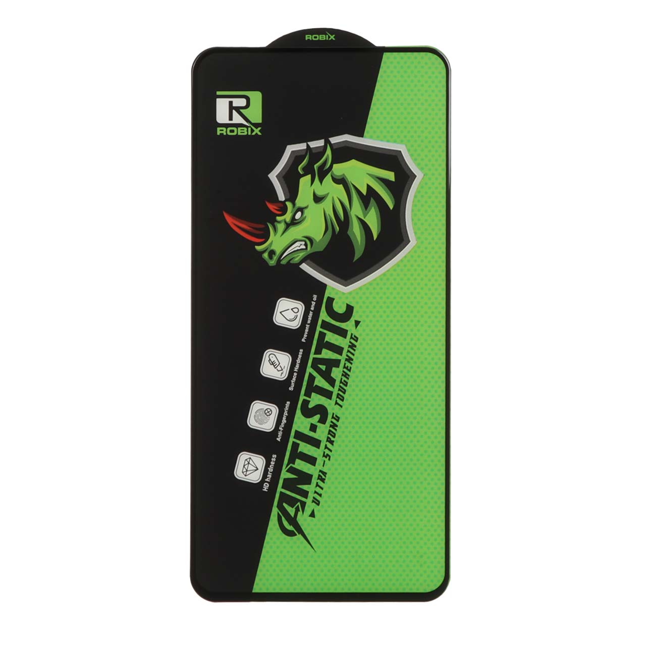 محافظ صفحه نمایش شیشه ای Full Cover Robix Anti Static ESD مدل Xiaomi Poco X7 Pro 5G / Mi 14T / Mi 14T Pro / Redmi Note 13 Pro 5G / Poco X6 5G / Poco F6 5G / Poco F6 Pro 5G/ Note 13 5G/ Xiaomi Poco X6 Pro 5G