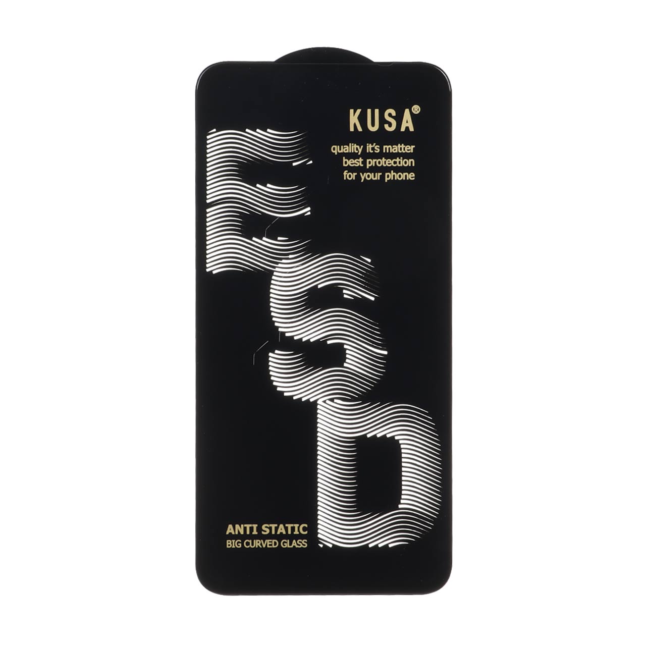 محافظ صفحه نمایش شیشه ای Full Cover Kusa Anti Static ESD مدل Xiaomi Redmi Note 8 Pro / Poco M3 / Redmi 9T / Note 9 4G