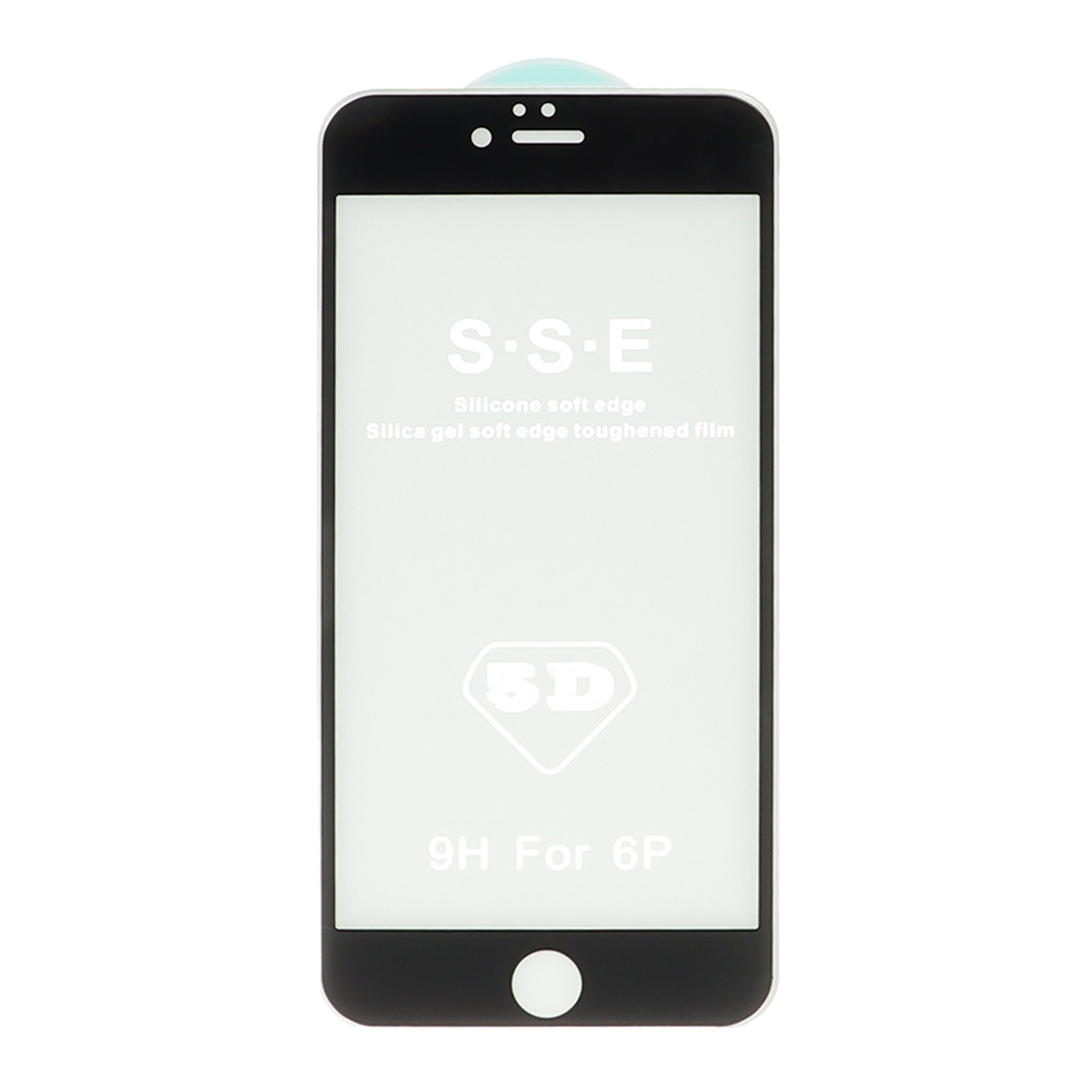 محافظ صفحه نمایش شیشه ای Iphone 6 Plus / 6S Plus - Full Cover 5D - مشکی