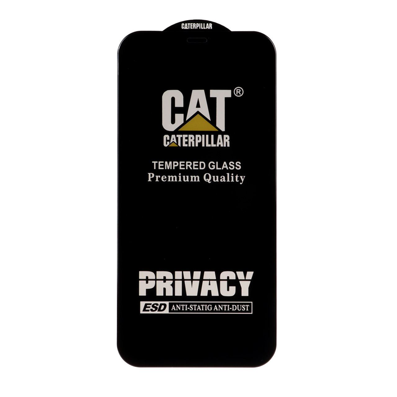 محافظ صفحه نمایش شیشه ای Full Cover Privacy Caterpillar - ESD مدل Apple iPhone 12 / iPhone 12 Pro