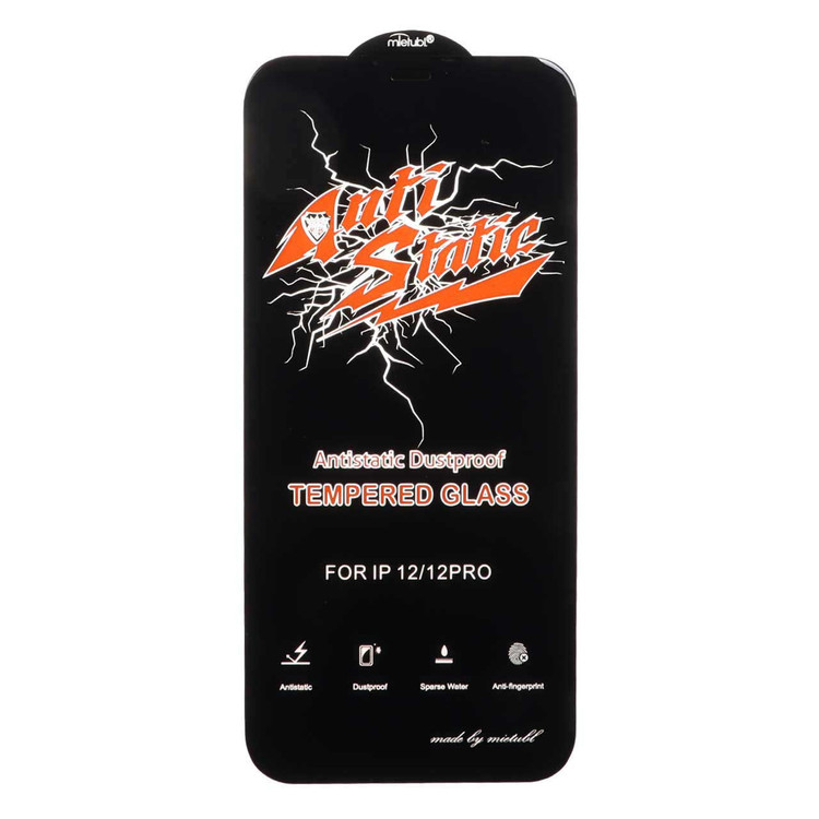 محافظ صفحه نمایش شیشه ای Full Cover Anti Static Mietubl مدل Apple iPhone 12 / iPhone 12 Pro
