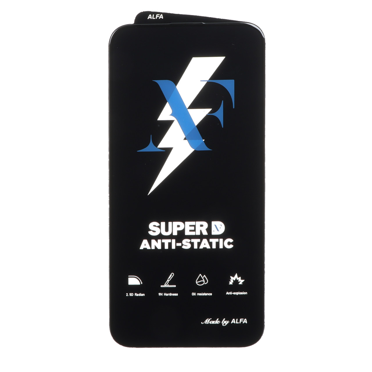 محافظ صفحه نمایش شیشه ای Super D Anti Static ALFA مدل Apple iPhone 15 Pro Max