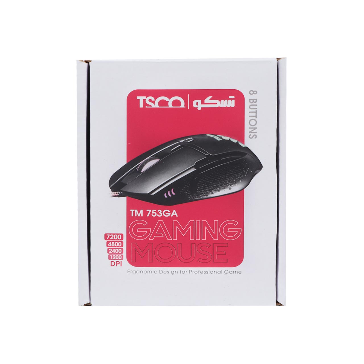 ماوس باسیم گیمینگ TSCO مدل TM 753GA - مشکی