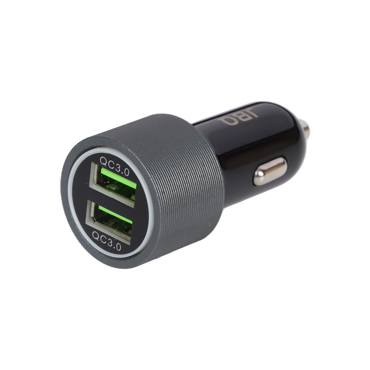 شارژر فندکی فست دو پورت JBQ مدل CC-736 36W - مشکی