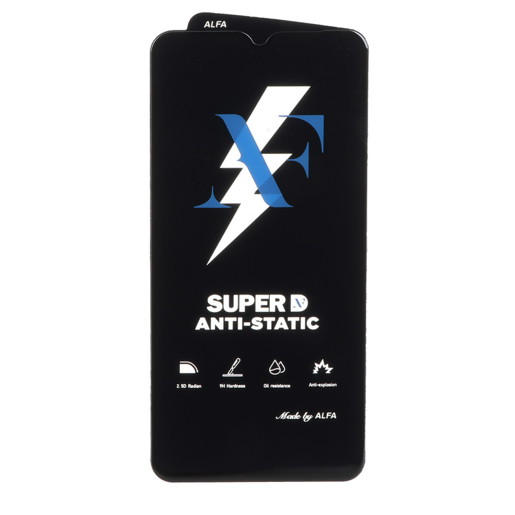 محافظ صفحه نمایش شیشه ای Super D Anti Static ALFA مدل Samsung Galaxy A15 / A25 / A24 / M34 / F34