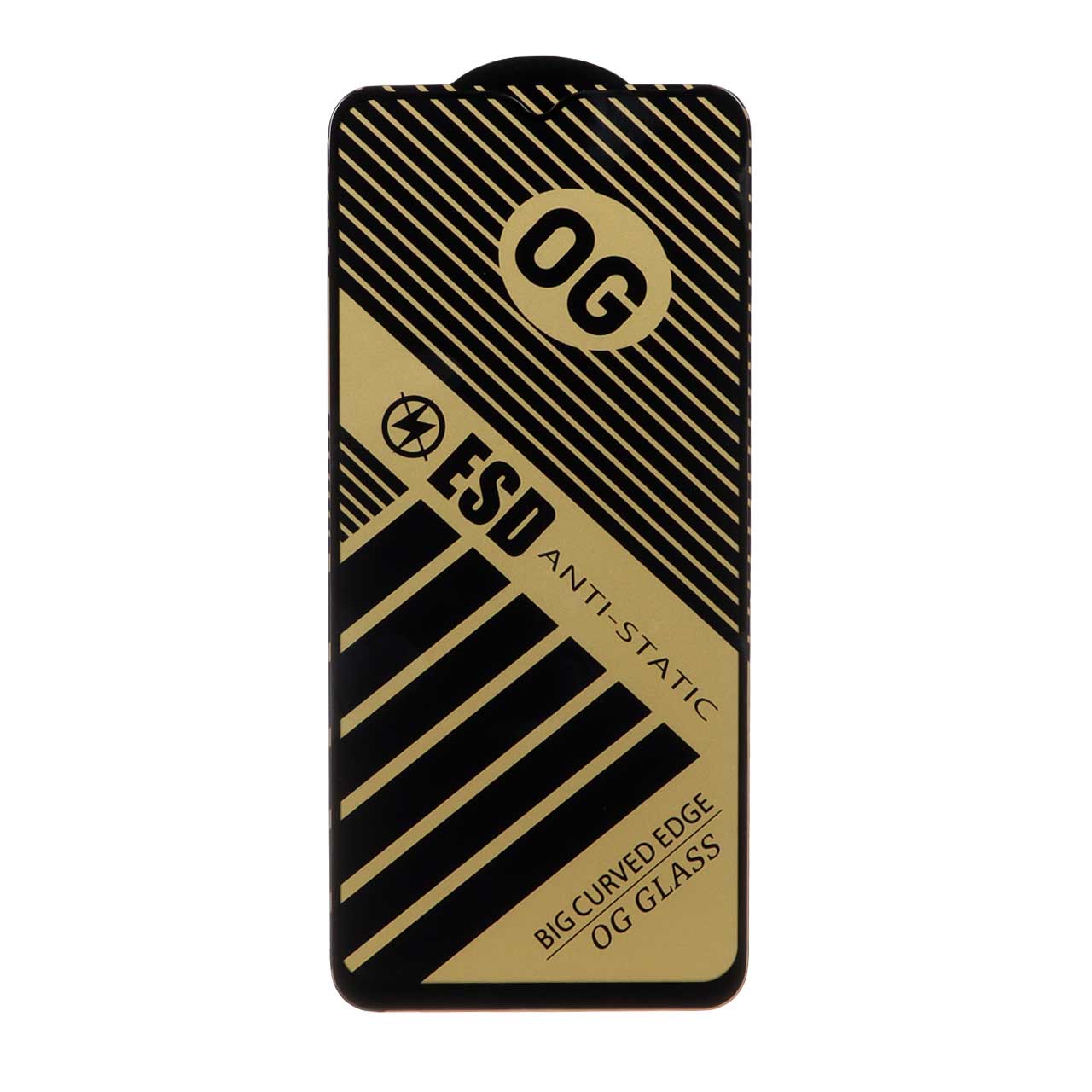 محافظ صفحه نمایش شیشه ای Full Cover OG Anti Static ESD مدل Samsung A12 / A02 / A02S / A03 / A03S / A03 Core / A04 / A04S / A04E / A13 / A23 / A32 5G / M02 / M04 / M12 / M13 / M23 / F13 / A1 Plus / A2 Plus / M4 / M5 / C30 / C30S