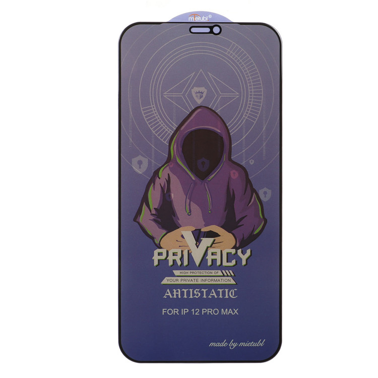 محافظ صفحه نمایش شیشه ای Full Cover Mietubl Anti Static Privacy مدل Apple iPhone 11 Pro / iPhone XS / iPhone X