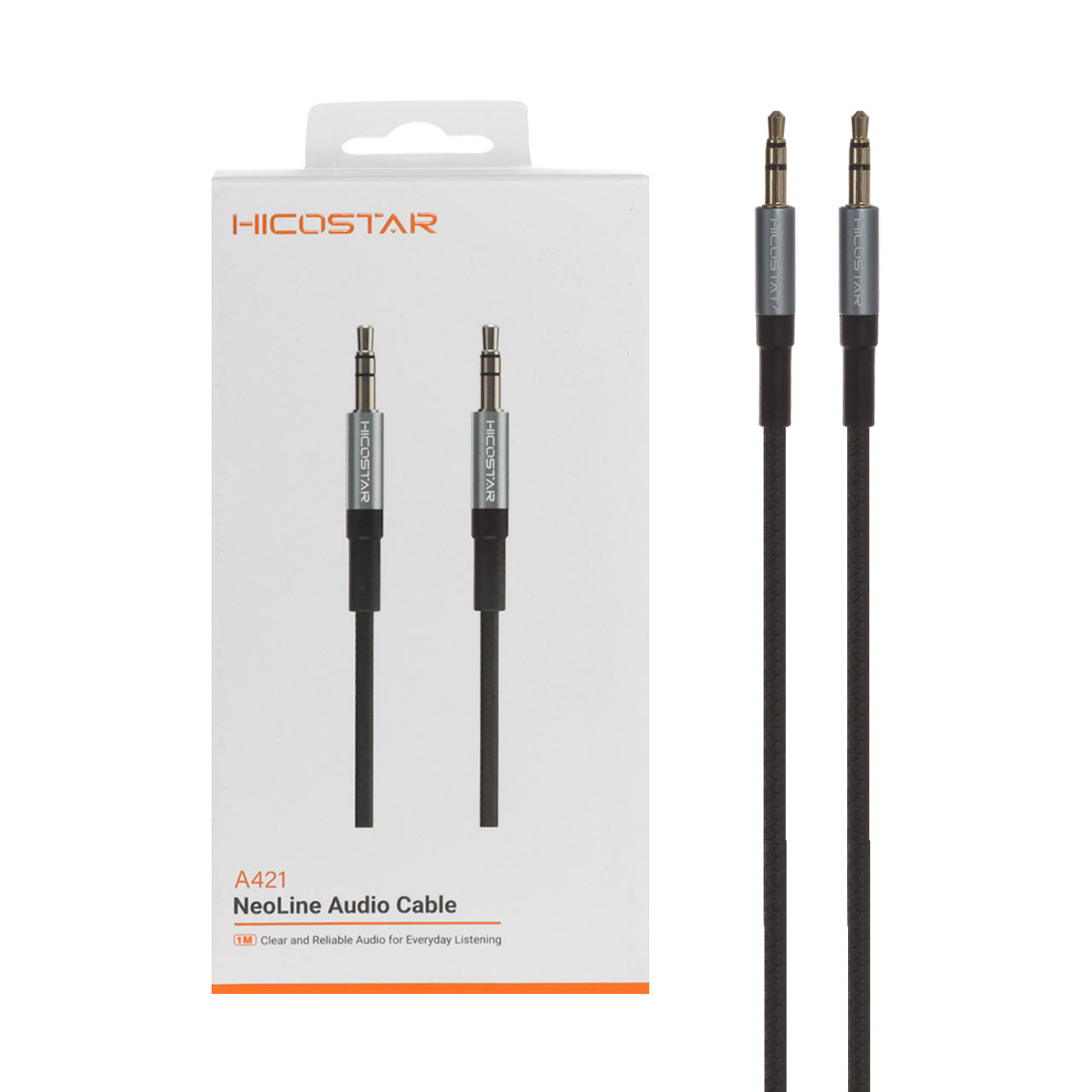 کابل صدا Hicostar AUX - مشکی