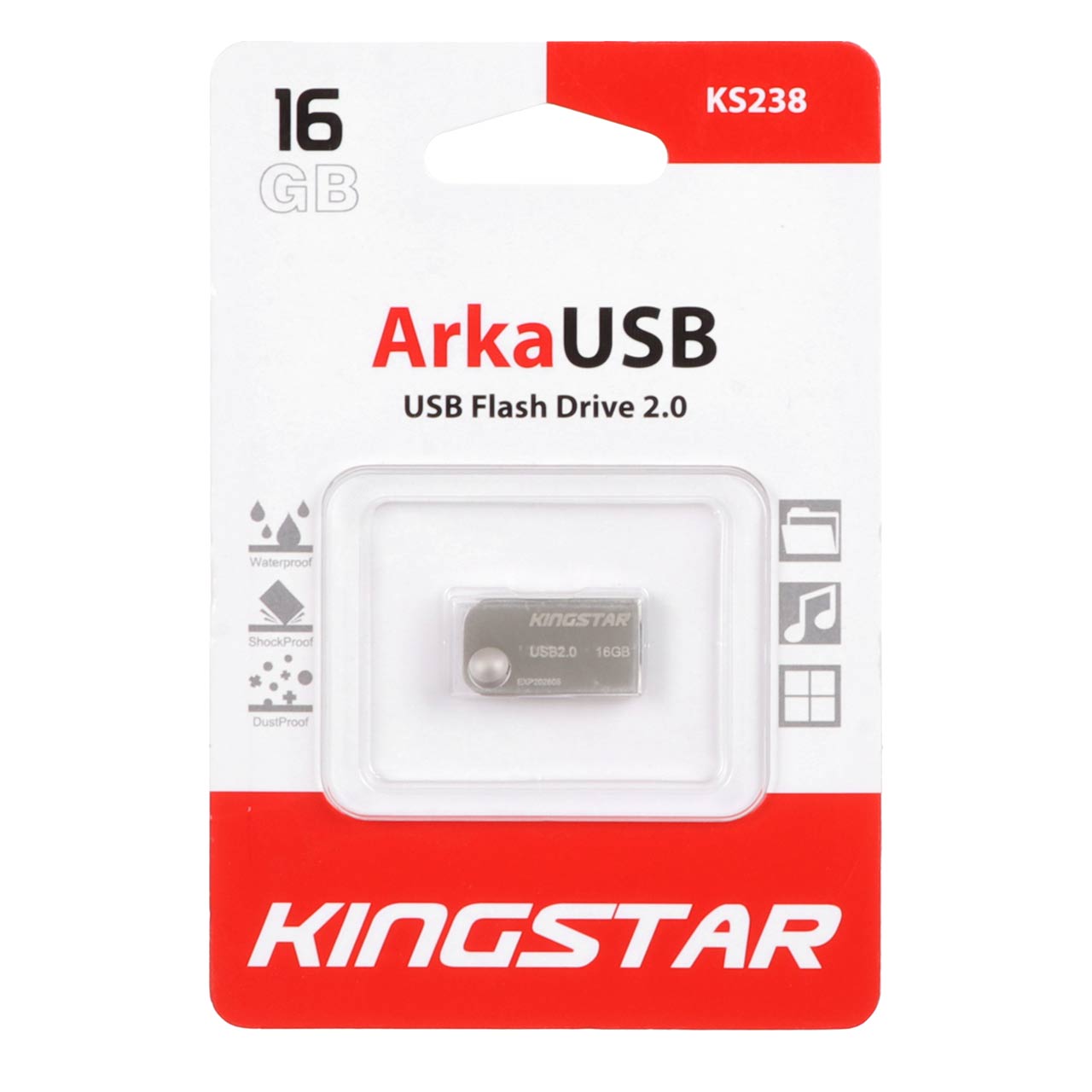 KingStar Arka  USB2.0 Flash Memory - 16GB