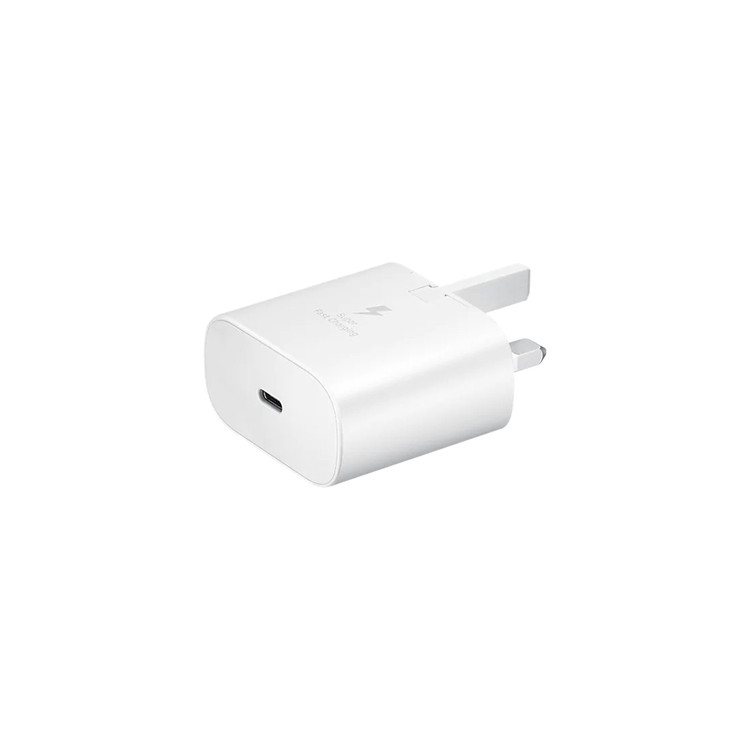 شارژر دیواری سه پین PD و فست تک پورت Samsung مدل EP-TA800 25W مجهز به فناوری NFC - اصلی - سفید - DST