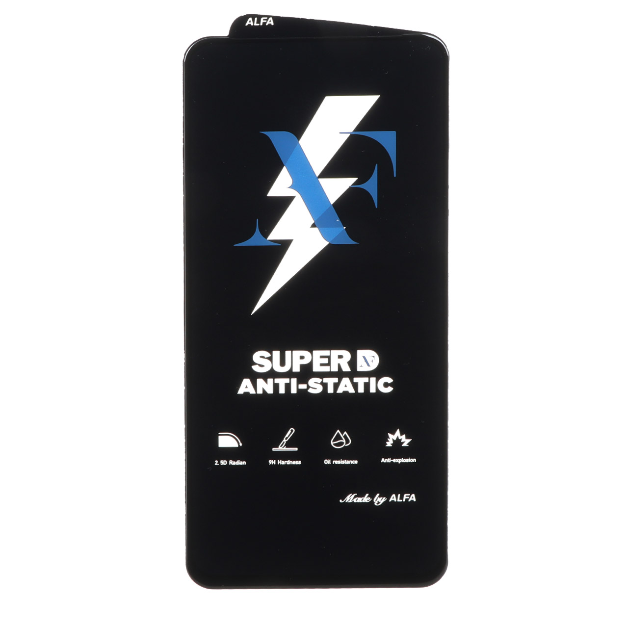 محافظ صفحه نمایش شیشه ای Full Cover Super alfa با چسب 330 مدل Samsung Galaxy A11 / M11 / Redmi Note 9 / Note 9t / Mi 11 lite / Mi 12 lite / Realme 7 / Realme 9