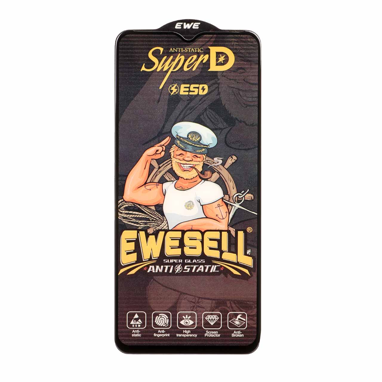 محافظ صفحه نمایش شیشه ای Full Cover Super D Esd Ewesell مدل  A17 / A16 / A26