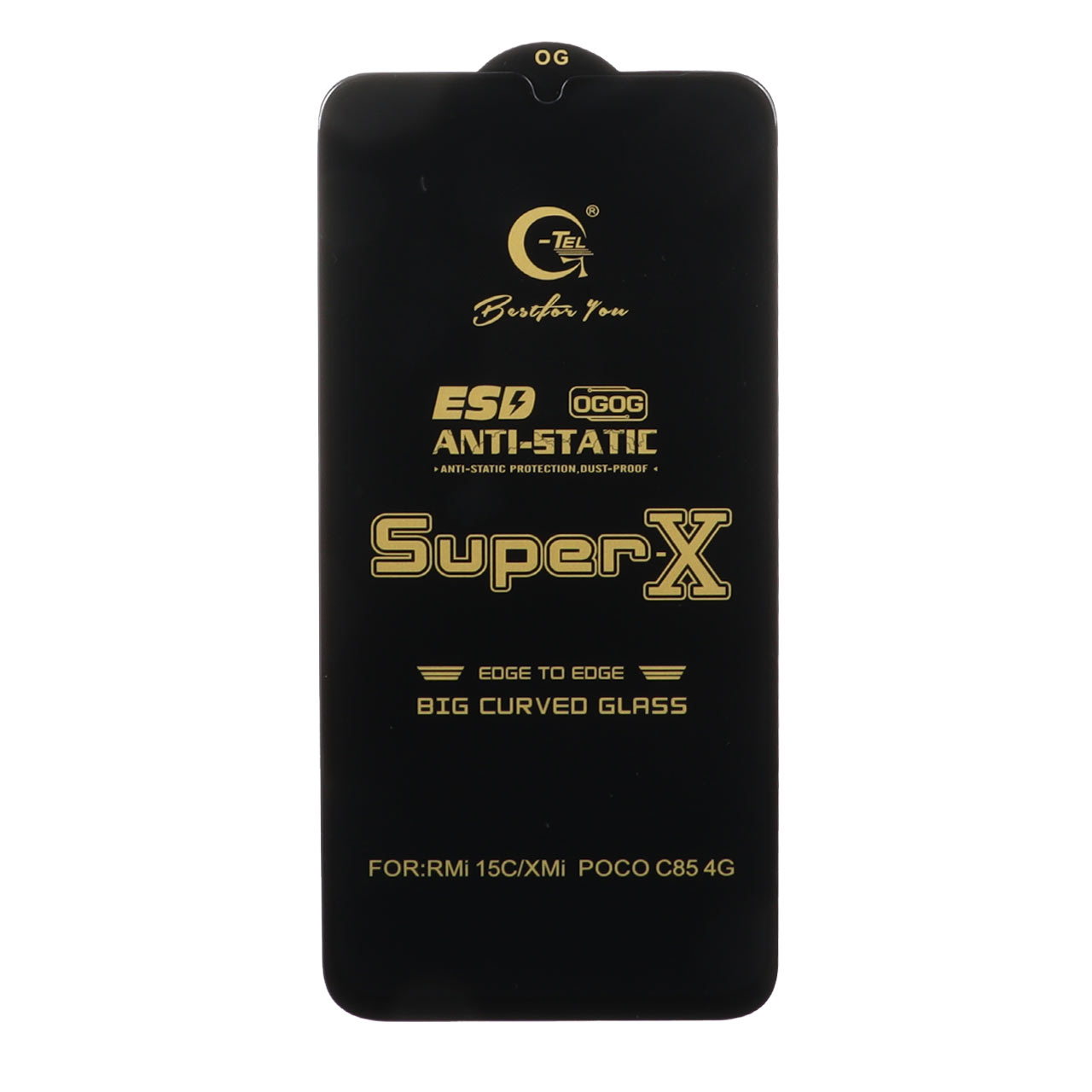 محافظ صفحه نمایش آنتی استاتیک  redmi 15C /poco C85 - Full Cover Super X