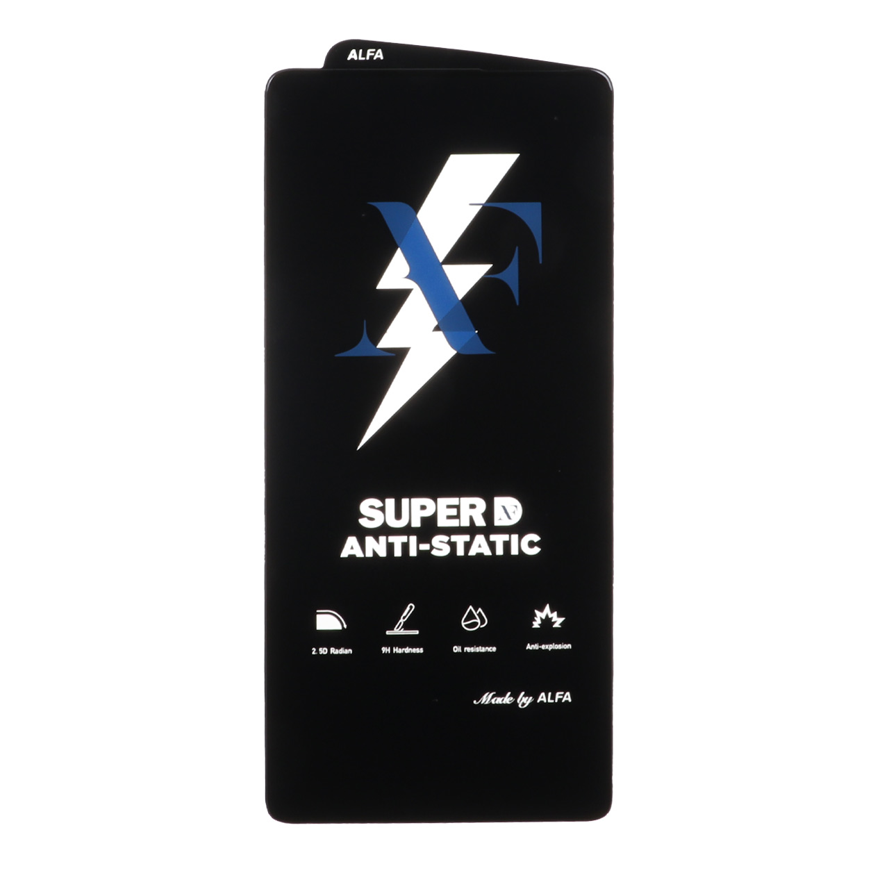محافظ صفحه نمایش شیشه ای Super D Anti Static ALFA مدل  Note 13 Pro 4G / Note 14S / Poco M6 Pro 4G