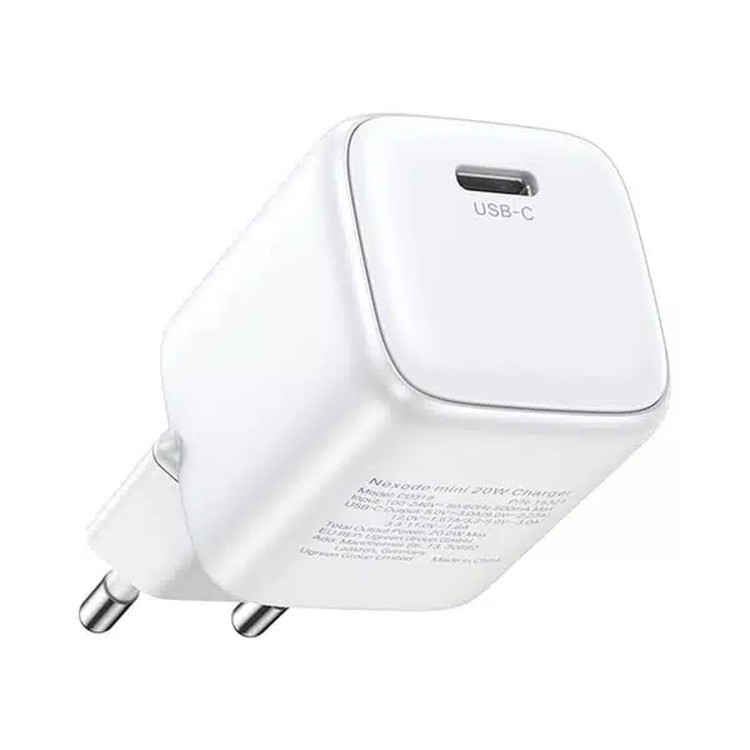 شارژر دیواری PD و فست تک پورت UGREEN مدل Nexode CD318-15324 20W - سفید
