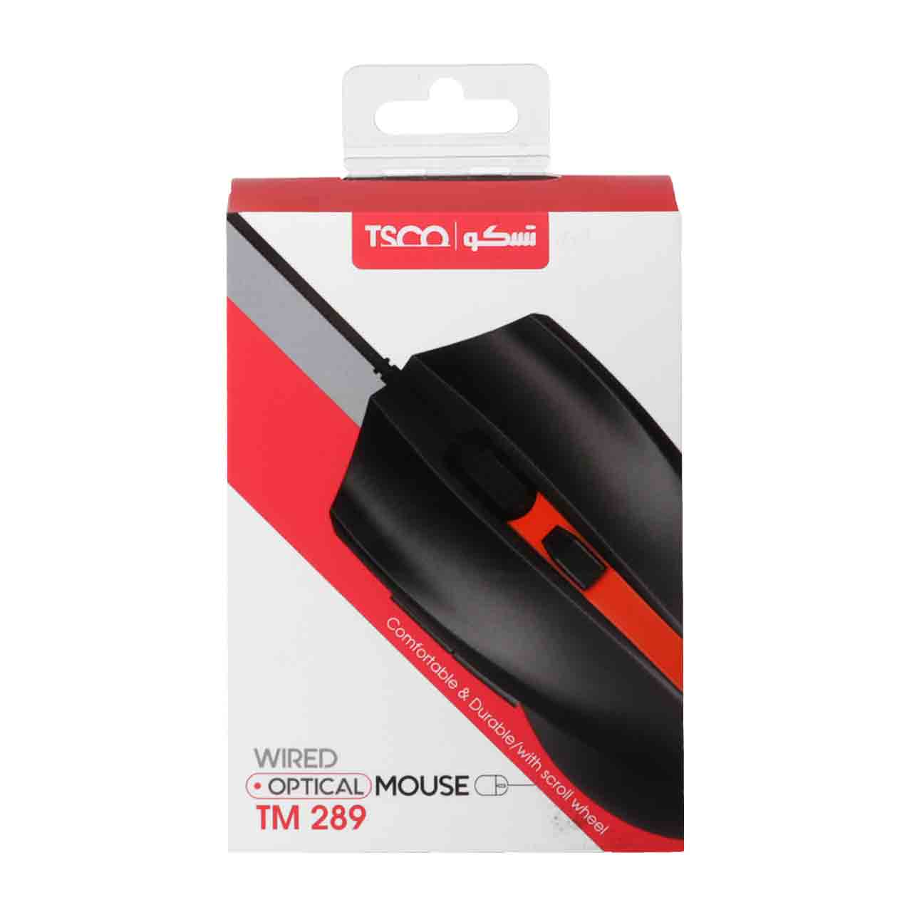 ماوس باسیم TSCO مدل TM 289 - مشکی