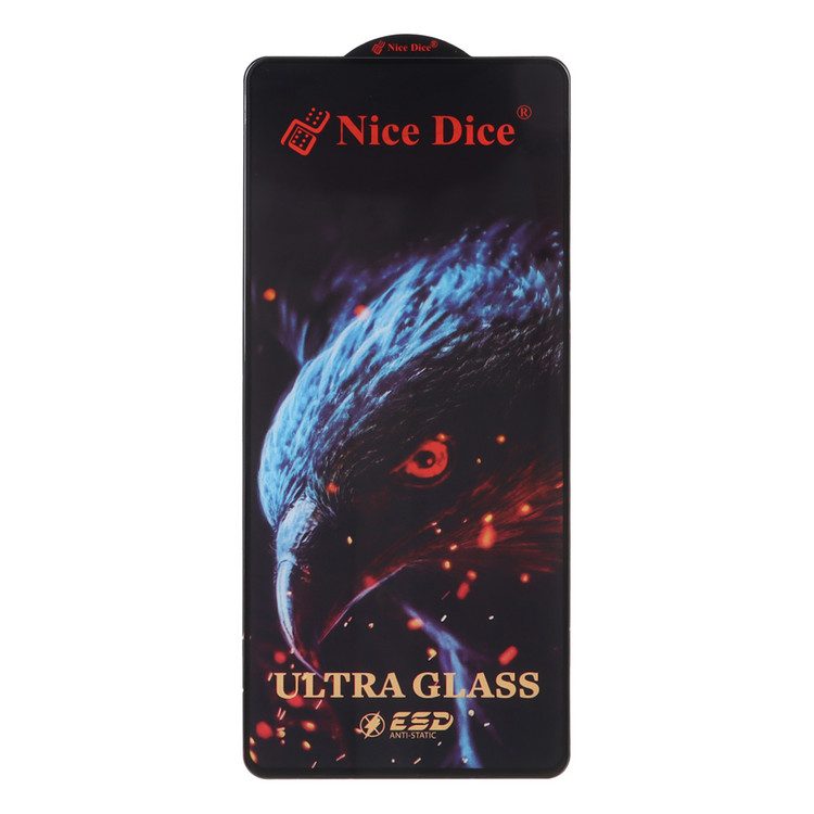 محافظ صفحه نمایش شیشه ای Full Cover Nice Dice Ultra Glass مدل A71 / A72 / A73 / M51 / M52 / M53 / M54 / M62 / Note 12 Pro 5G / Note 12 Pro Plus / Poco X5 Pro / Poco F5